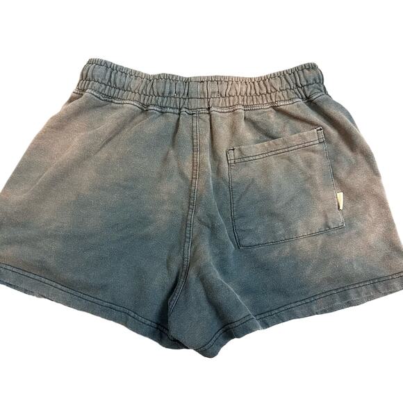 Urban Outfitters Gray Faded Bleached Sweat Shorts Drawstring Waist Pull On S - Picture 4 of 9